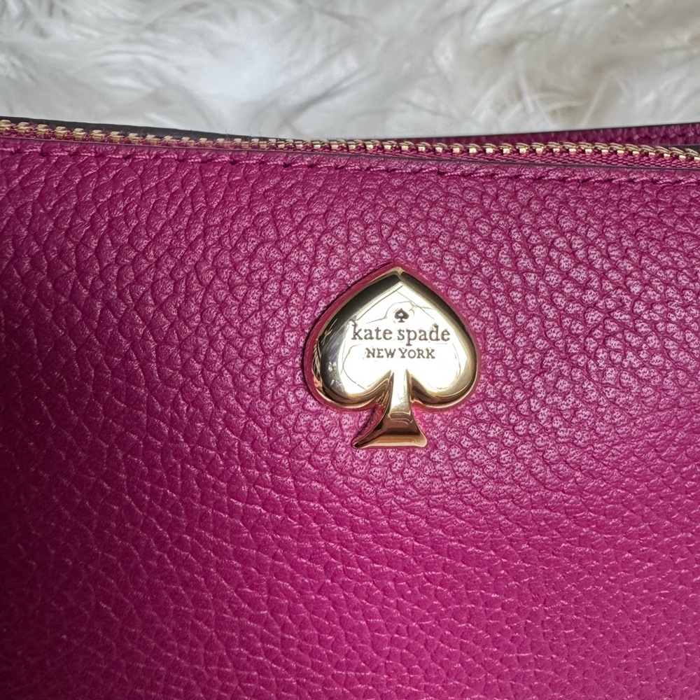 Kate Spade Pink purse with Gold Hardware